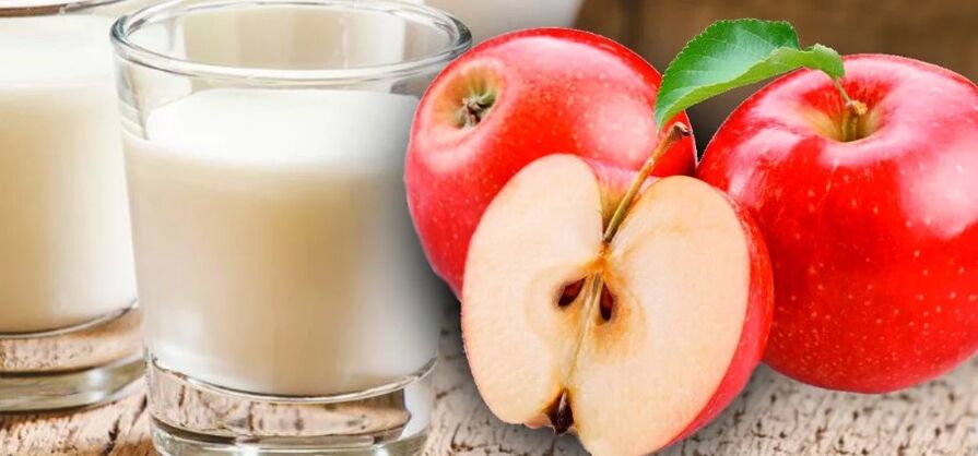 Диета на kefir-apple