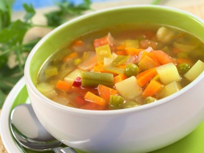 зеленчукова супа за изгаряне на мазнини