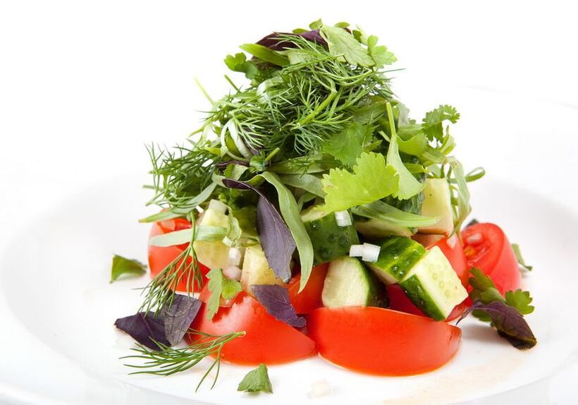 зеленчукова салата за хипоалергенна диета